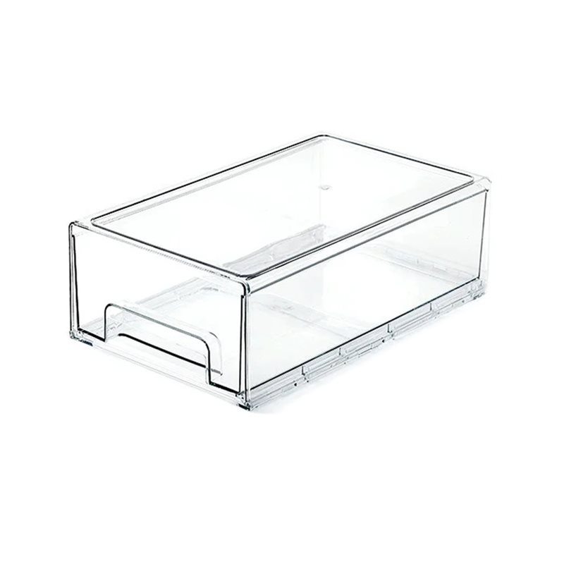 Face Mask Storage Box - AB42 多機能収納ボックス。透明な引き出し式で、机の上を整理整頓。文房具やマスクの収納に最適。