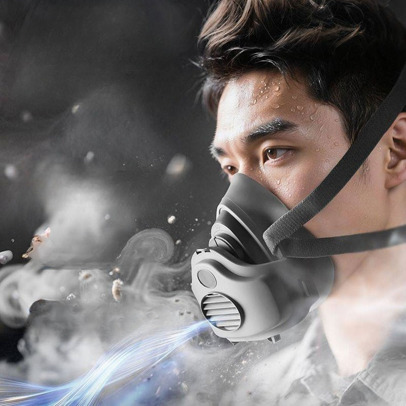 ハウスクリーニング作業安全ゴムマスク綿フィルターハーフフェイ - Respirator Half Face のレビューと価格